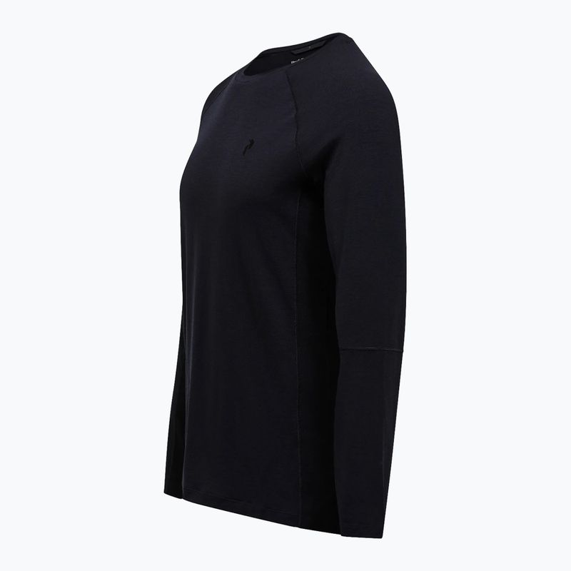 Мъжка термоактивна блуза с дълъг ръкав Peak Performance Magic Crew Wool-Blend Baselayer black/black 5