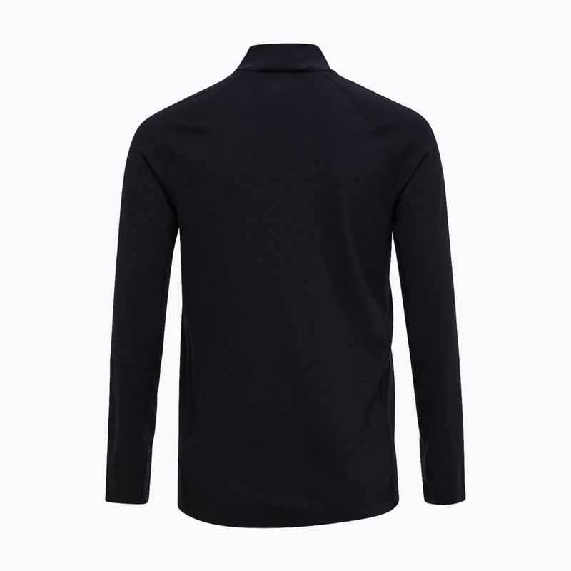 Мъжки термоактивен суитшърт Peak Performance Magic Half Zip Wool-Blend Baselayer black/black 4