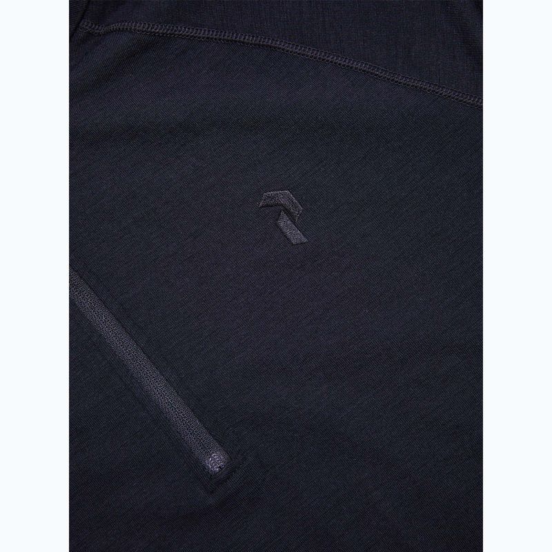 Мъжки термоактивен суитшърт Peak Performance Magic Half Zip Wool-Blend Baselayer black/black 6