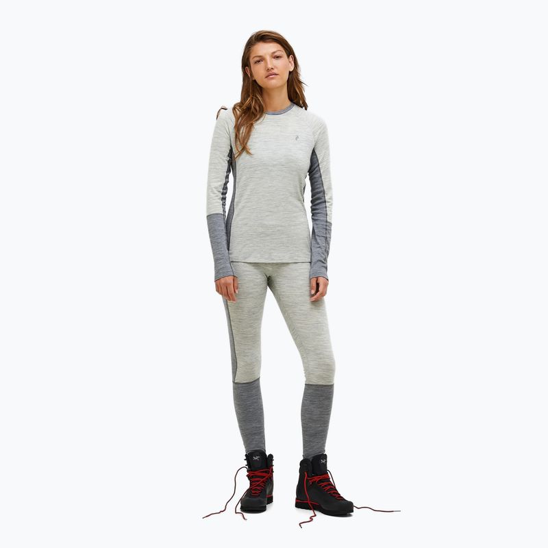 Дамска термоактивна блуза Peak Performance Magic Crew Wool-Blend Baselayer med grey melange 2