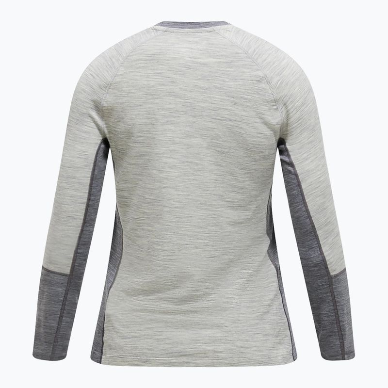 Дамска термоактивна блуза Peak Performance Magic Crew Wool-Blend Baselayer med grey melange 5