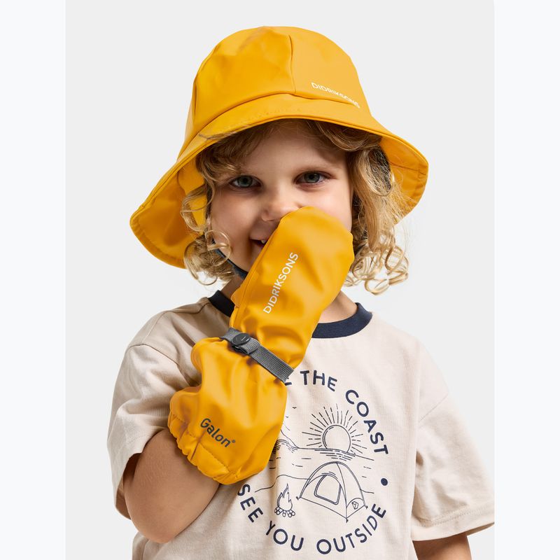 Детски ски ръкавици Didriksons Pileglove 8 oat yellow 4