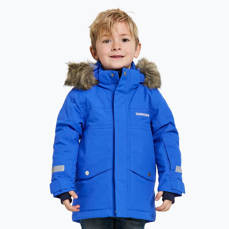 Детско зимно яке Didriksons Bjärven Parka caribbean blue