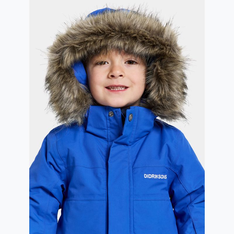 Детско зимно яке Didriksons Bjärven Parka caribbean blue 5