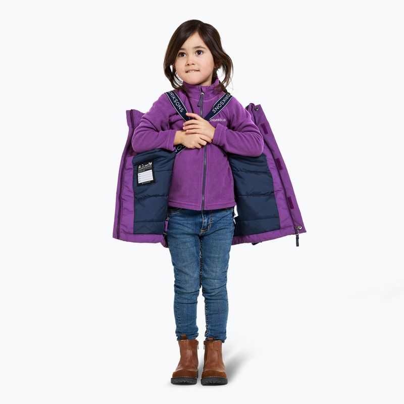 Детско зимно яке Didriksons Bjärven Parka royal purple 4