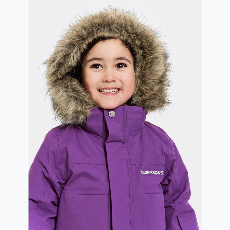 Детско зимно яке Didriksons Bjärven Parka royal purple 5