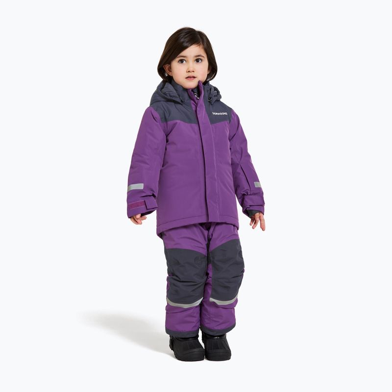 Детски ски комплект Didriksons Skare royal purple 3