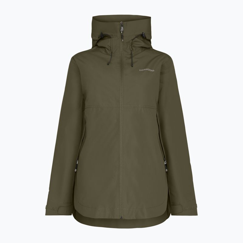 Дамско яке за дъжд Didriksons Tilde 4 deep green