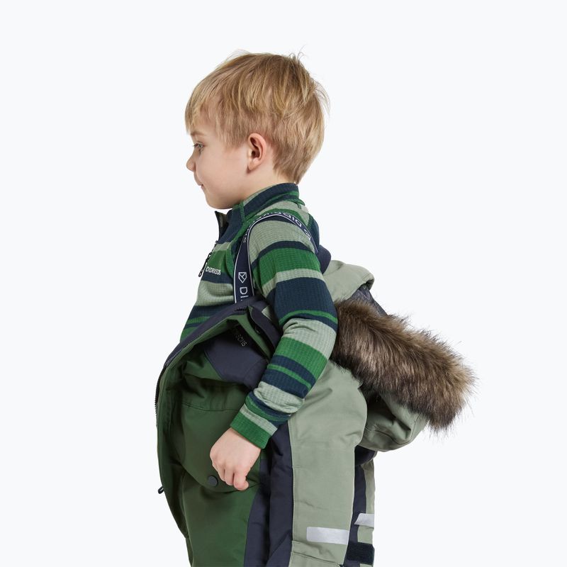 Детски ски костюм Didriksons Bjärven Cover light moss 11