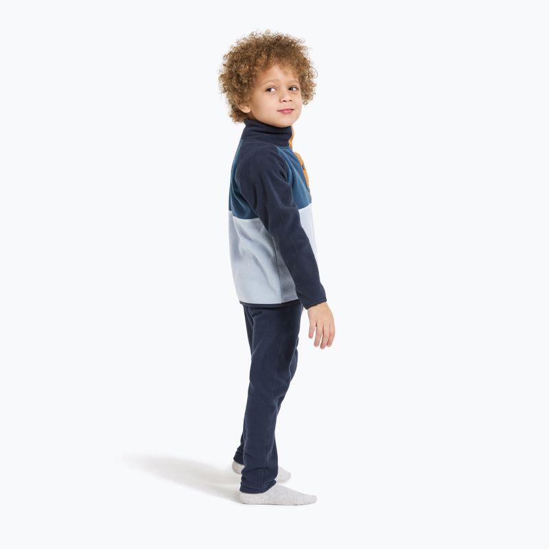 Didriksons Monte Half Button детски поларен суитшърт облачно синьо 4