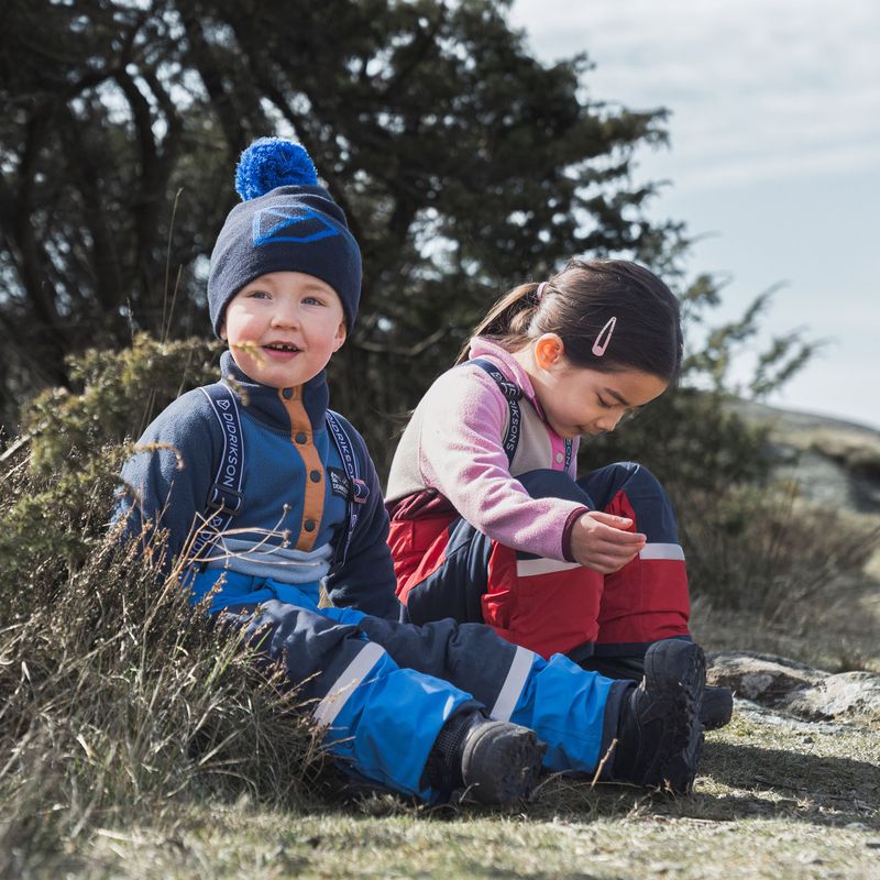 Didriksons Monte Half Button детски поларен суитшърт облачно синьо 11