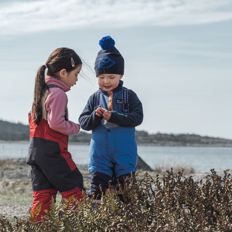 Didriksons Monte Half Button детски поларен суитшърт облачно синьо 12