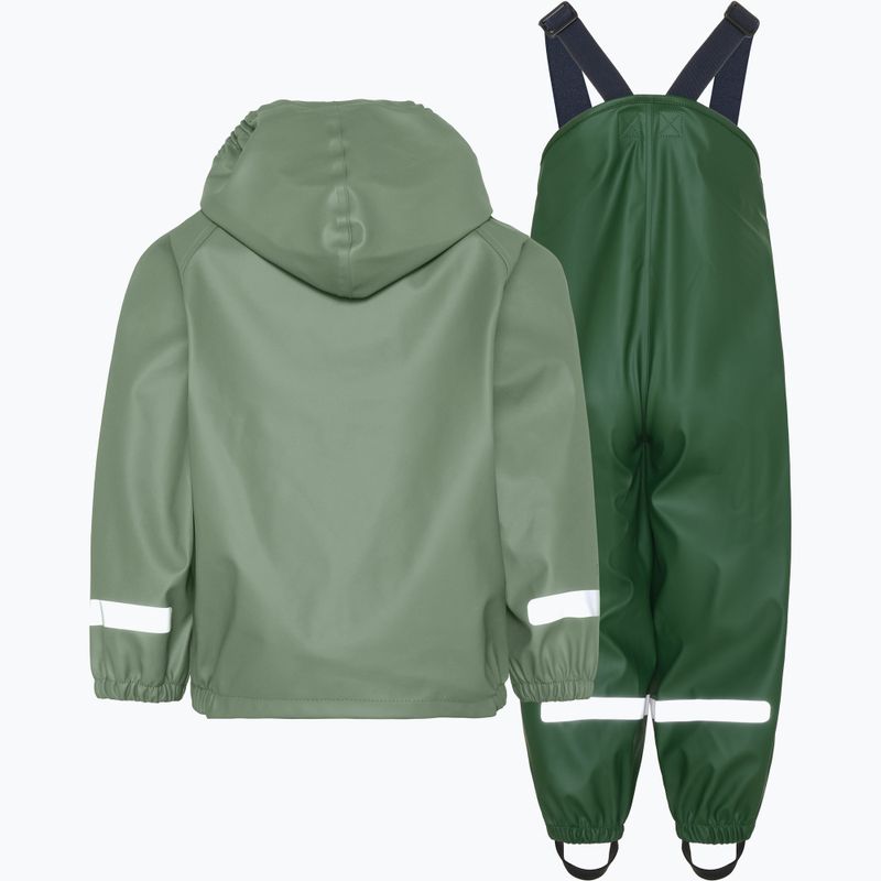 Детски дъждовен комплект Didriksons Slaskeman light moss 2