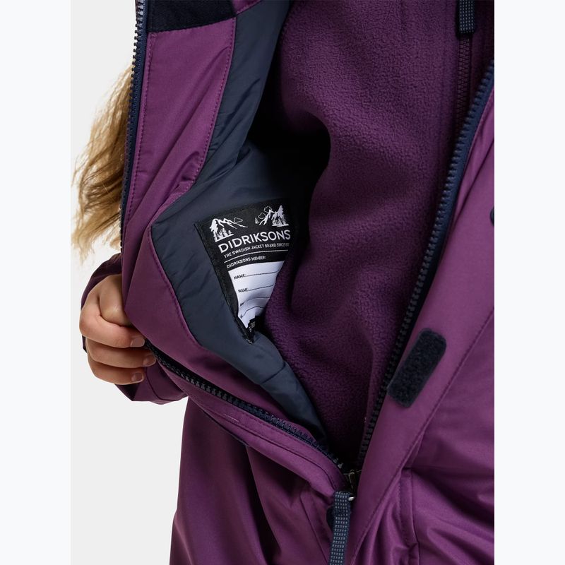 Детски скиорски гащеризон Didriksons Talvi Cover 2 northern purple 7