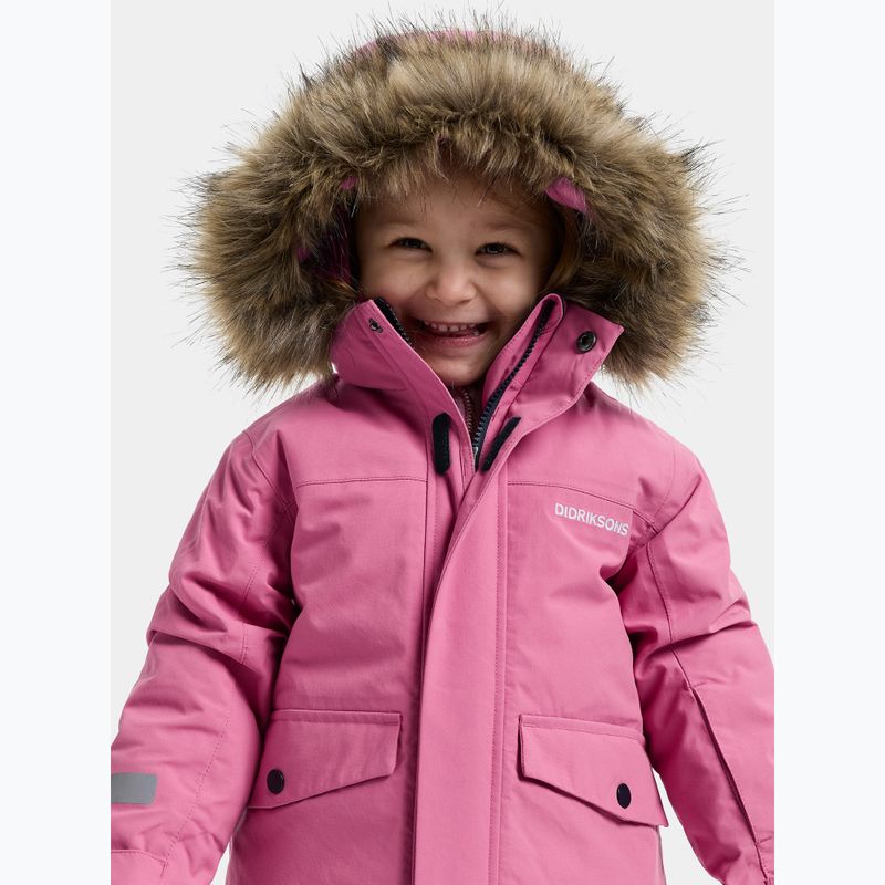 Детско зимно яке Didriksons Bjärven 5 Parka heather pink 6