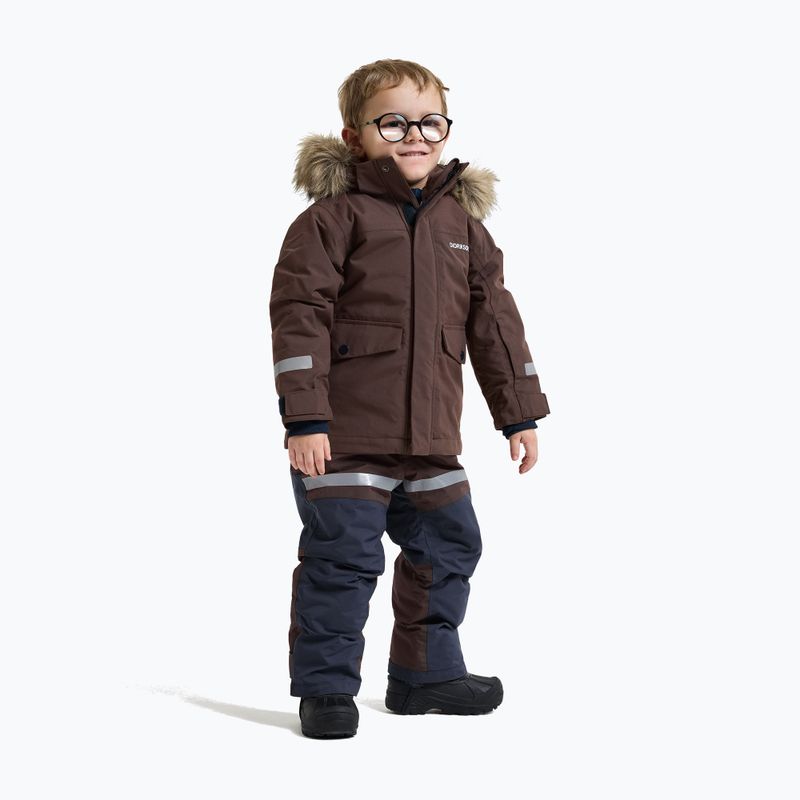 Детско зимно яке Didriksons Bjärven 5 Parka shadow brown