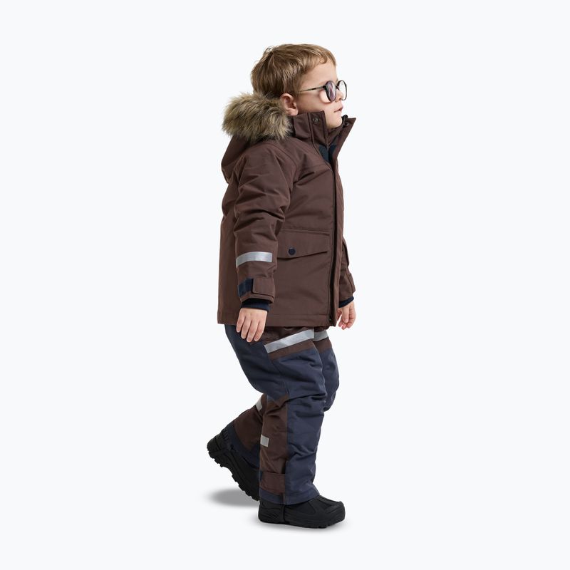 Детско зимно яке Didriksons Bjärven 5 Parka shadow brown 4