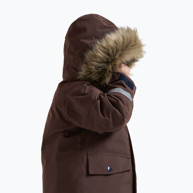 Детско зимно яке Didriksons Bjärven 5 Parka shadow brown 6