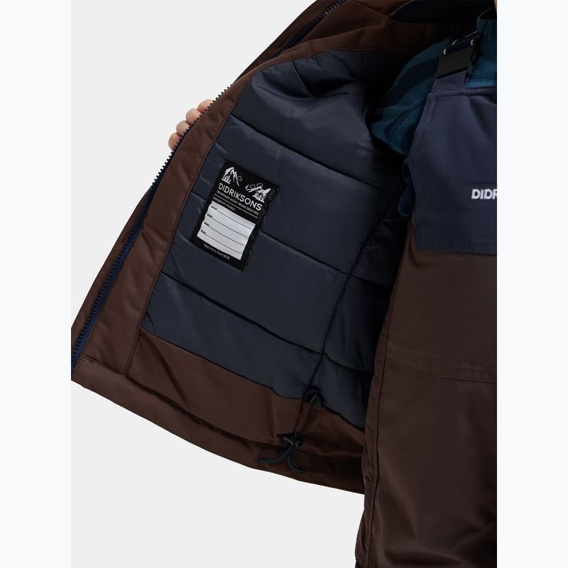 Детско зимно яке Didriksons Bjärven 5 Parka shadow brown 8