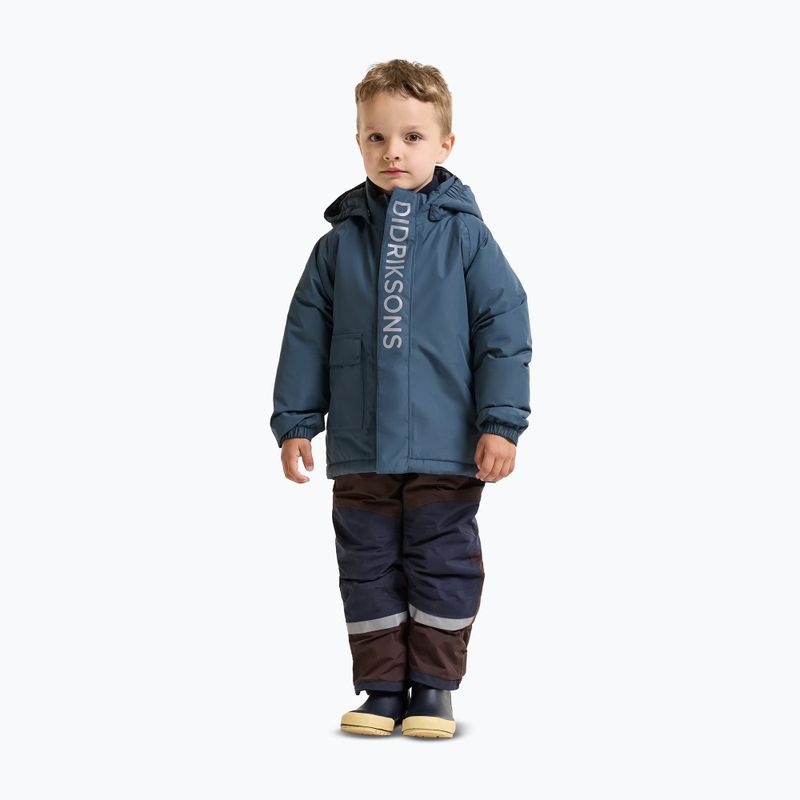 Детско яке Didriksons Talvi 2 mountain blue 2