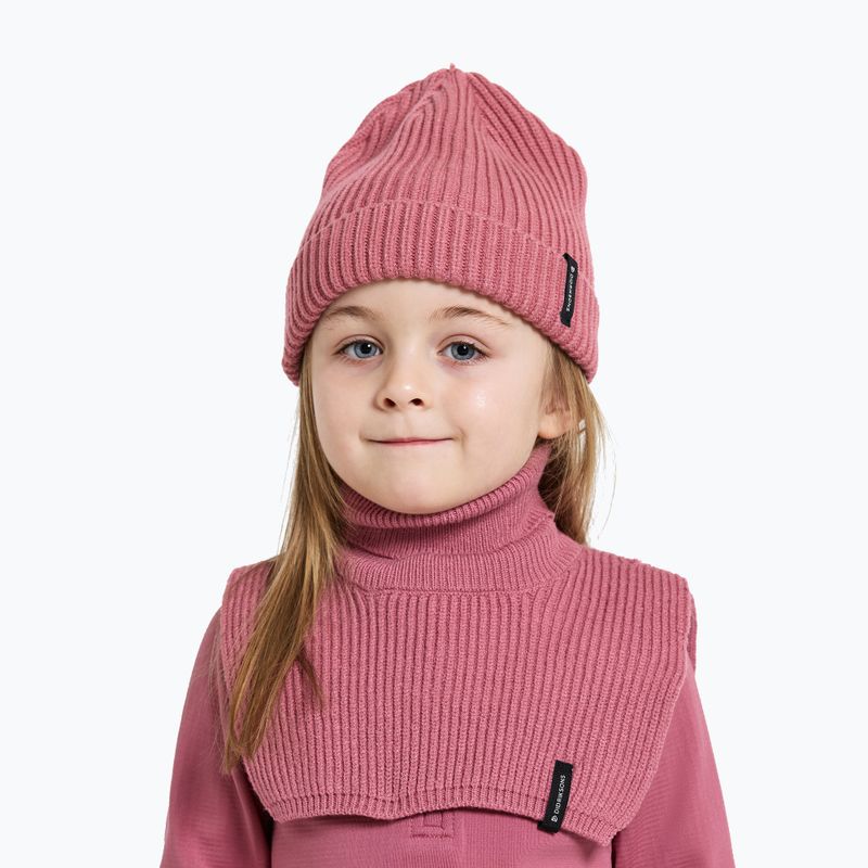 Детски шал комин Didriksons Delfinen 3 heather pink 2