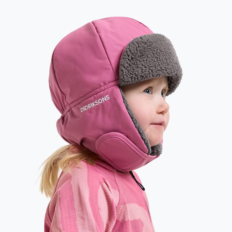 Детска зимна шапка Didriksons Biggles 7 heather pink 2