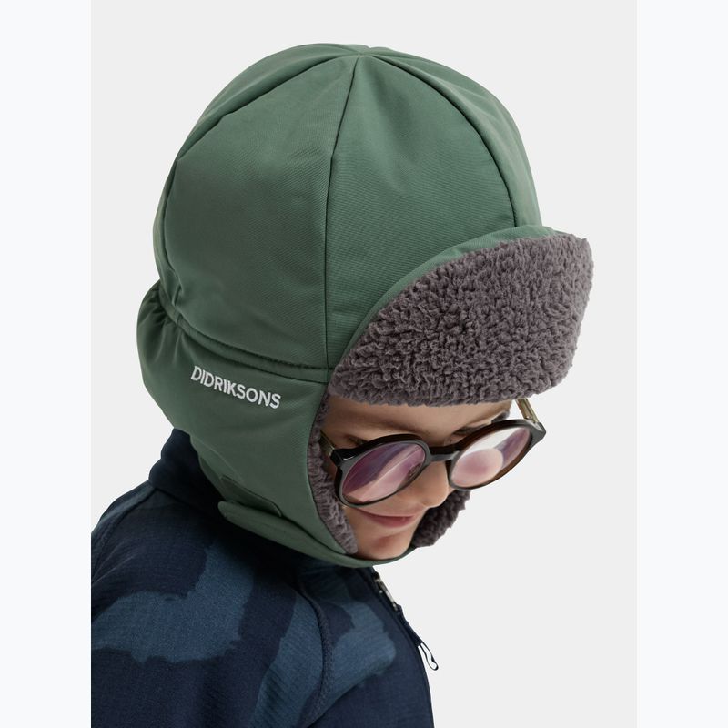 Детска зимна шапка Didriksons Biggles 7 dark moss 2