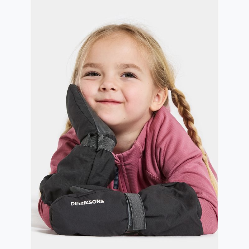 Детски скиорски ръкавици Didriksons Biggles Mitten 8 black 2