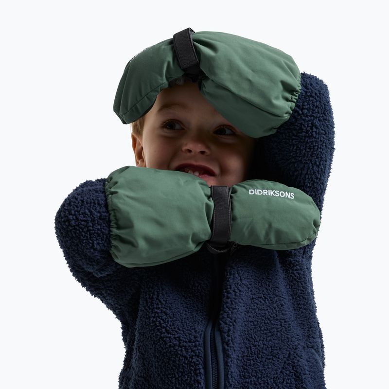 Детски скиорски ръкавици Didriksons Biggles Mitten 8 dark moss 2