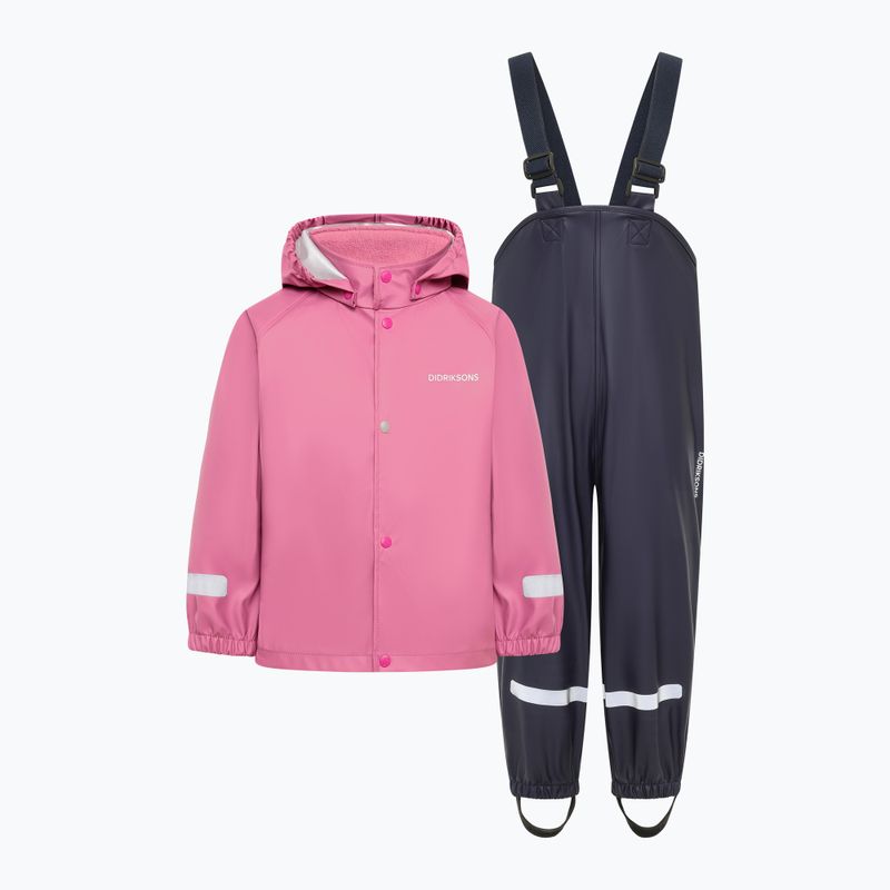 Детски комплект за дъжд Didriksons Slaskeman 4 heather pink