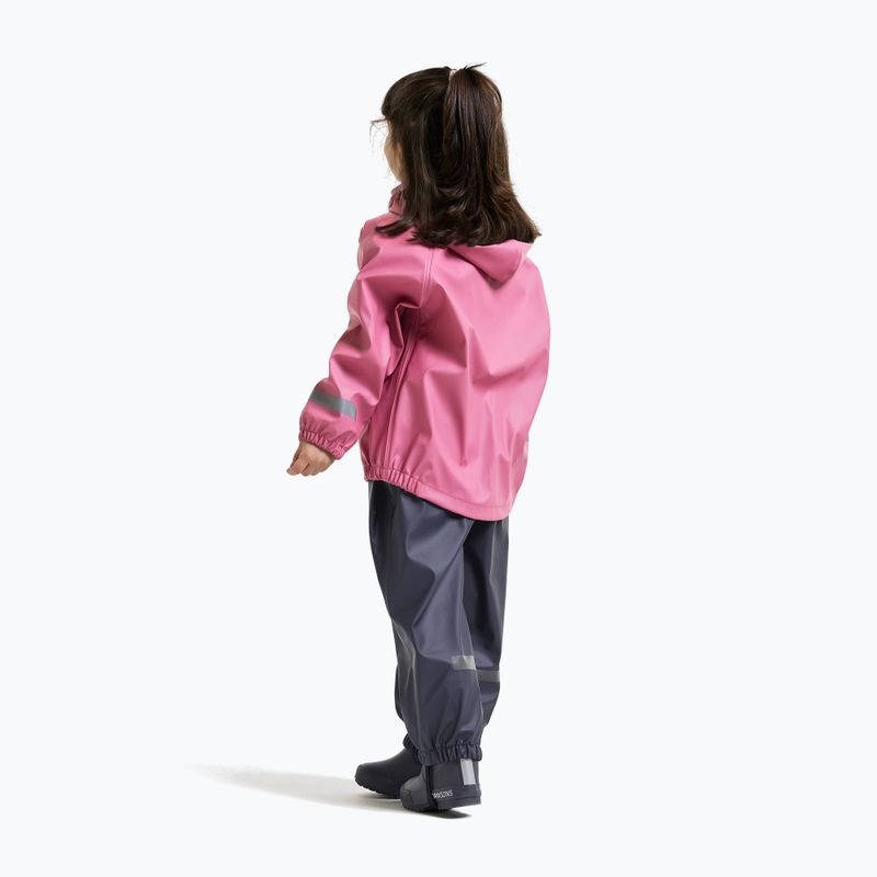 Детски комплект за дъжд Didriksons Slaskeman 4 heather pink 4