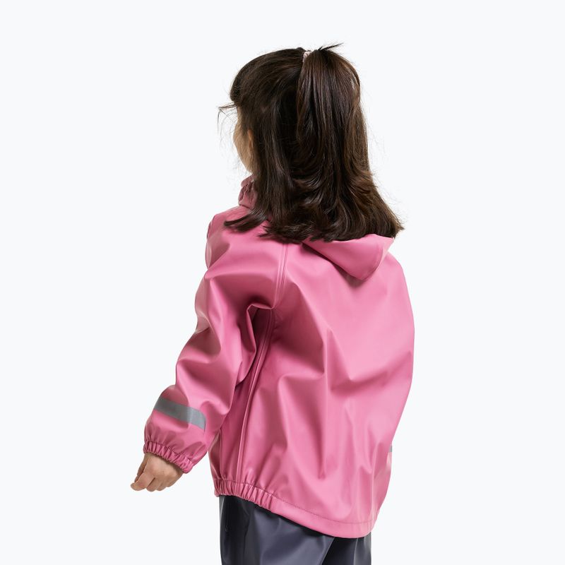 Детски комплект за дъжд Didriksons Slaskeman 4 heather pink 8