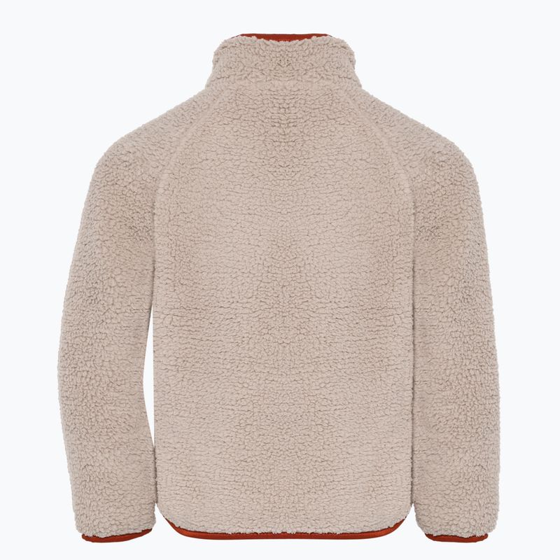 Детски поларен суитшърт Didriksons Gibbsc 2 Fz beach beige/rust 2