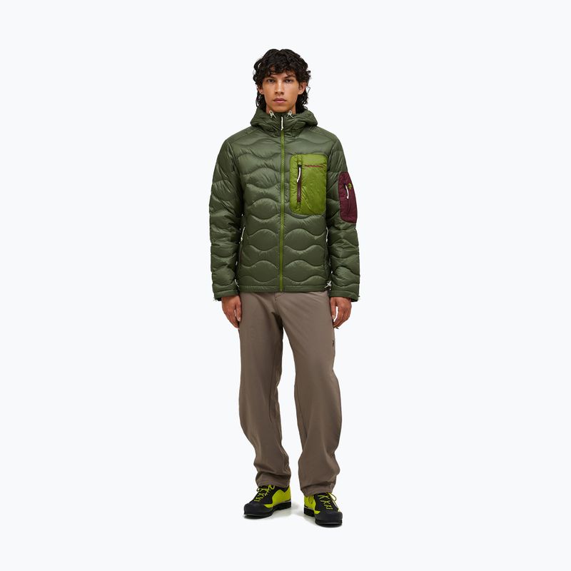 Мъжко пухено яке Peak Performance Helium Utility Down Hood Pine Needle/Mosswood 2