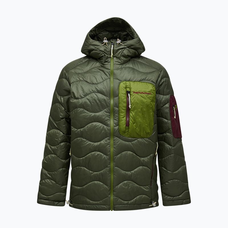 Мъжко пухено яке Peak Performance Helium Utility Down Hood Pine Needle/Mosswood 6