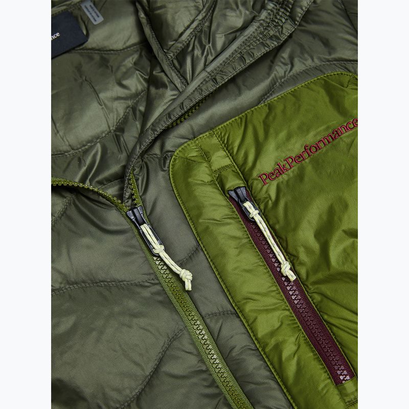 Мъжко пухено яке Peak Performance Helium Utility Down Hood Pine Needle/Mosswood 9