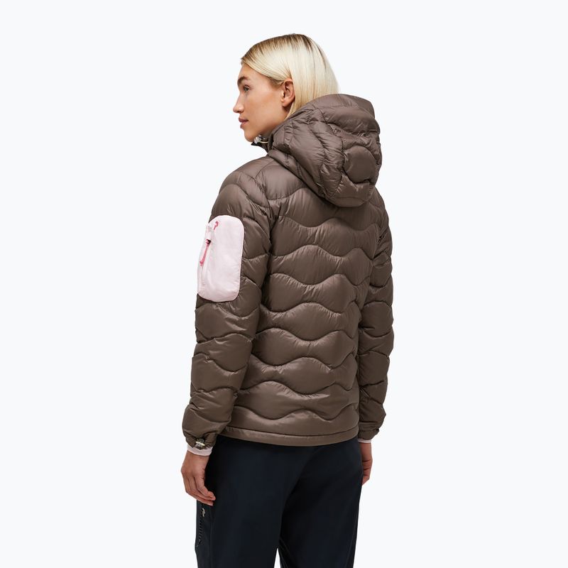 Дамско пухено яке Peak Performance Helium Utility Down terrain tan/mountain blush 3