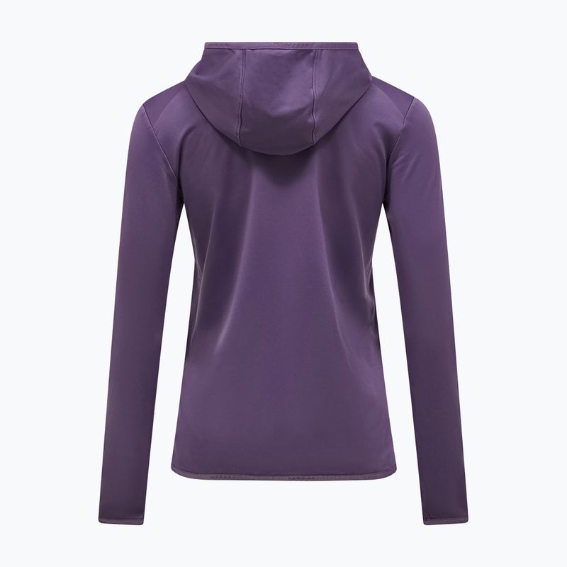 Дамски суитшърт за трекинг Peak Performance Light Zip Hood montana grape 6