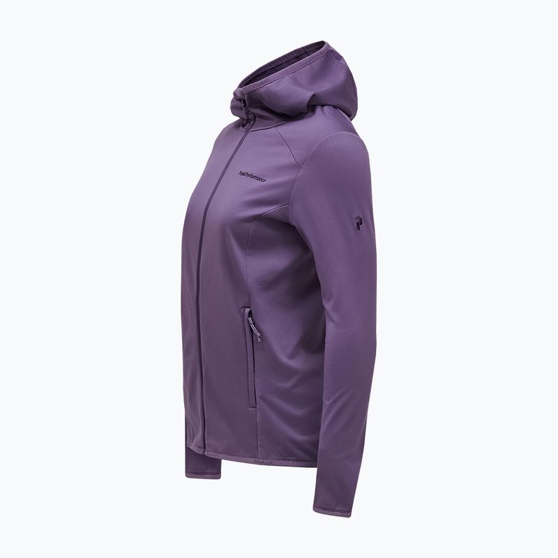 Дамски суитшърт за трекинг Peak Performance Light Zip Hood montana grape 7