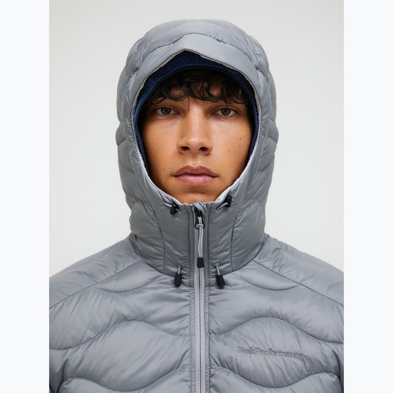 Мъжко пухено яке Peak Performance Helium Down Hood lt grey/antarctica 3