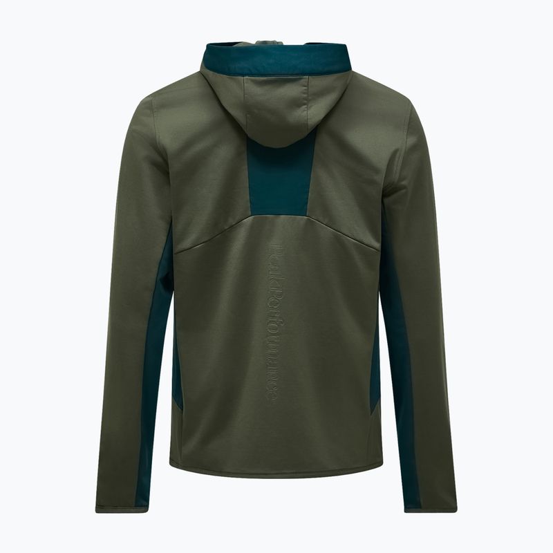 Мъжки суитшърт Peak Performance Utility Light Zip pine needle/ponderosa pine 4