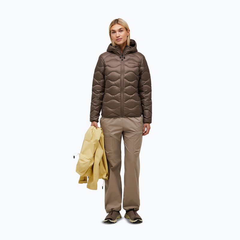 Дамско пухено яке Peak Performance Helium Down Hood terrain tan 2
