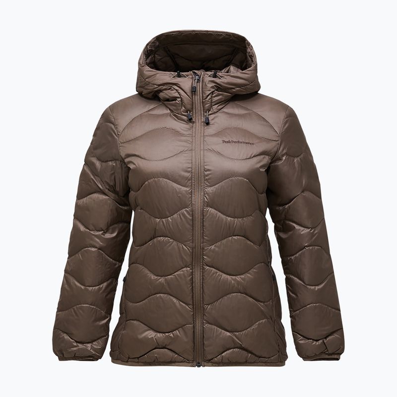 Дамско пухено яке Peak Performance Helium Down Hood terrain tan 6