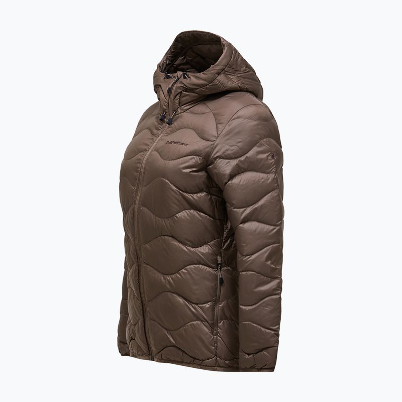 Дамско пухено яке Peak Performance Helium Down Hood terrain tan 8