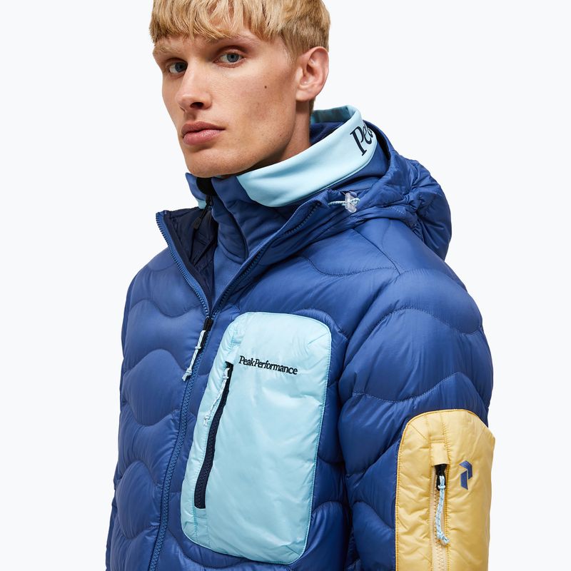 Мъжко пухено яке Peak Performance Helium Utility Down Hood Summit Sky/Snowmelt 4