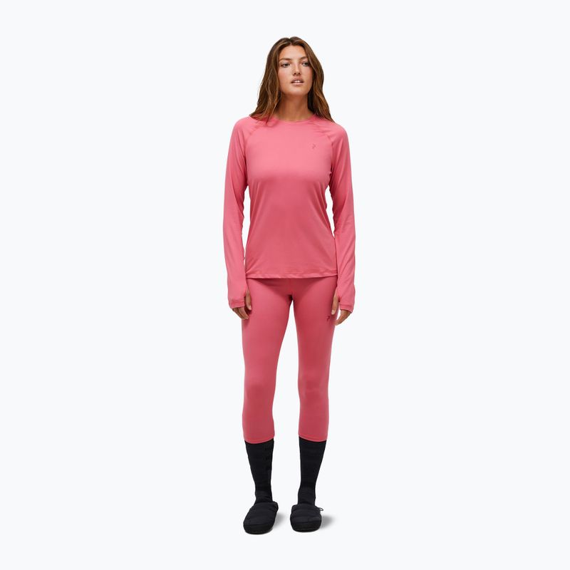 Дамски термоактивен суитшърт Peak Performance Spirit Crew mountain blush 2