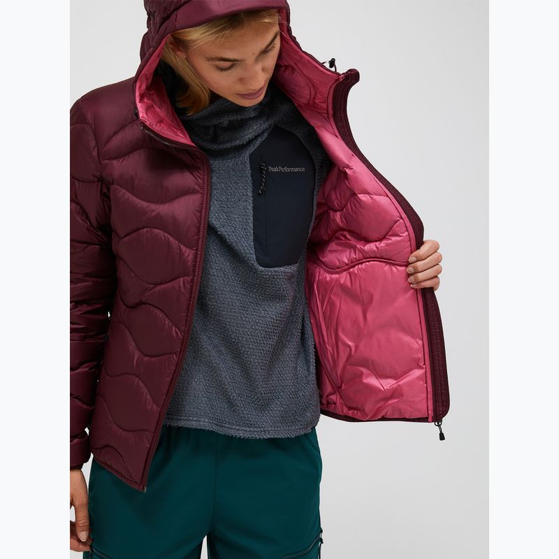 Дамско пухено яке Peak Performance Helium Down Hood Porto/Mountain Blush 4