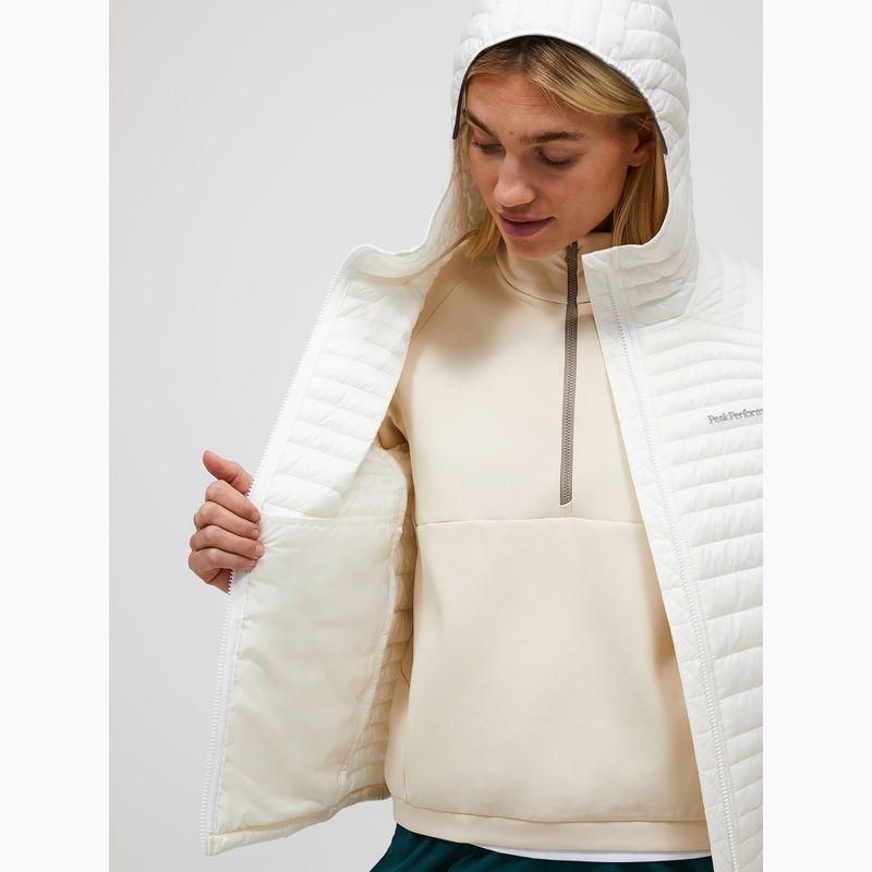 Дамско ватирано яке Peak Performance Monolight Synthetic Hood off white 4