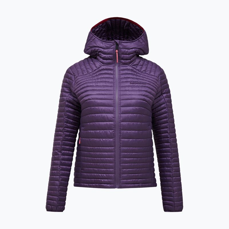 Дамско ватирано яке Peak Performance Monolight Synthetic Hood montana grape 5