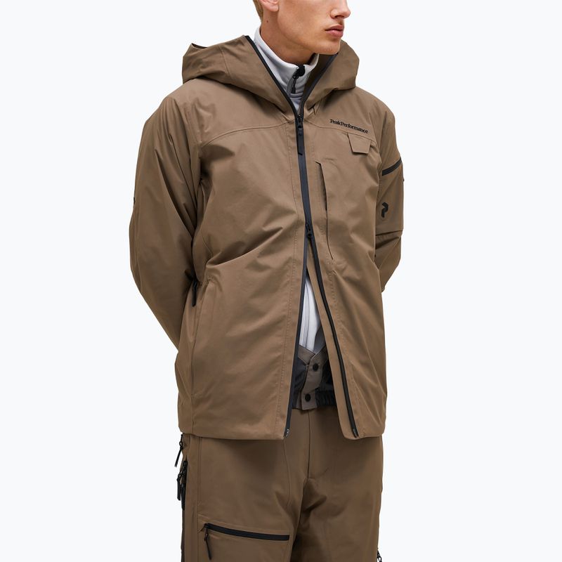 Мъжко яке Peak Performance Alpine GTX 2L Insulated Shell terrain tan 3